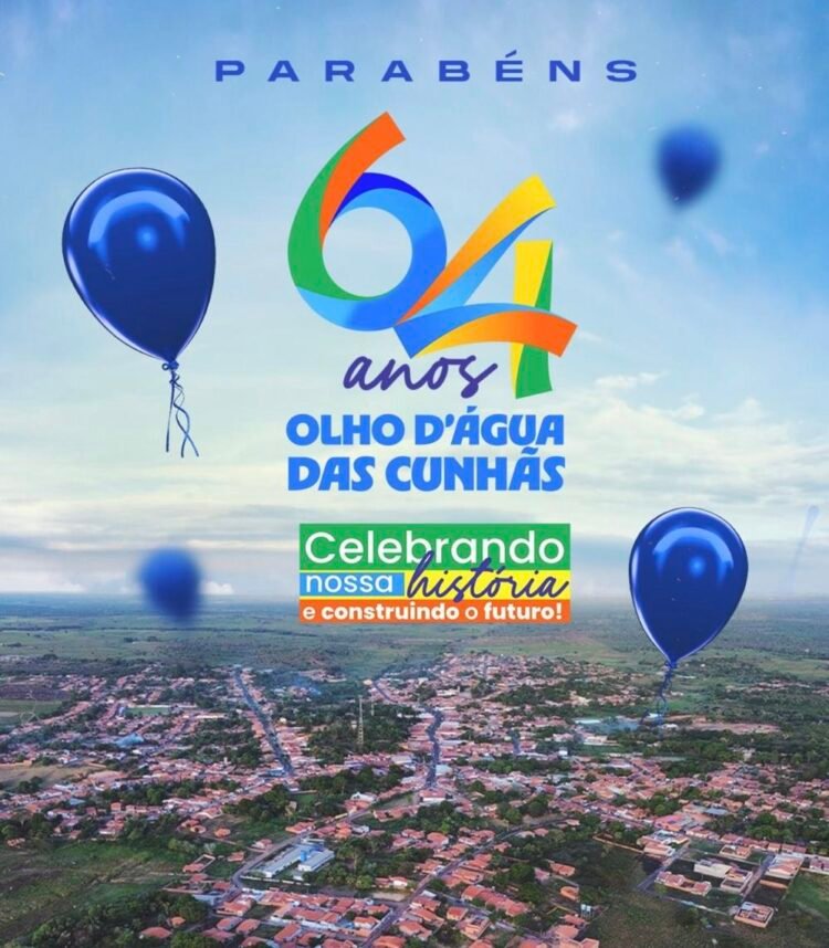 Olho d’Água das Cunhãs: Município Maranhense Celebra 64 Anos de História e Resiliência