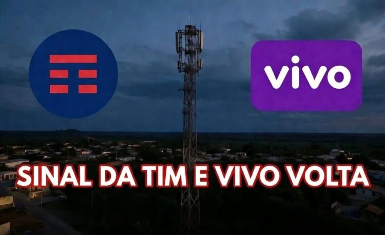 Sinal da TIM e Vivo volta após 6 dias de apagão digital em Olho d’Água das Cunhãs (MA)