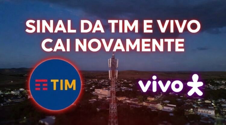 Sinal da TIM e Vivo cai novamente em Olho d’Água das Cunhãs (MA) após apenas 2 horas de funcionamento